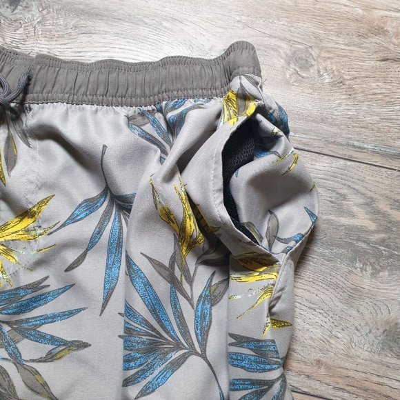 Burnside Mens XL Boardshorts Waist 32"-34" Elastic Vacation Swim Trunks Beach - Picture 3 of 7